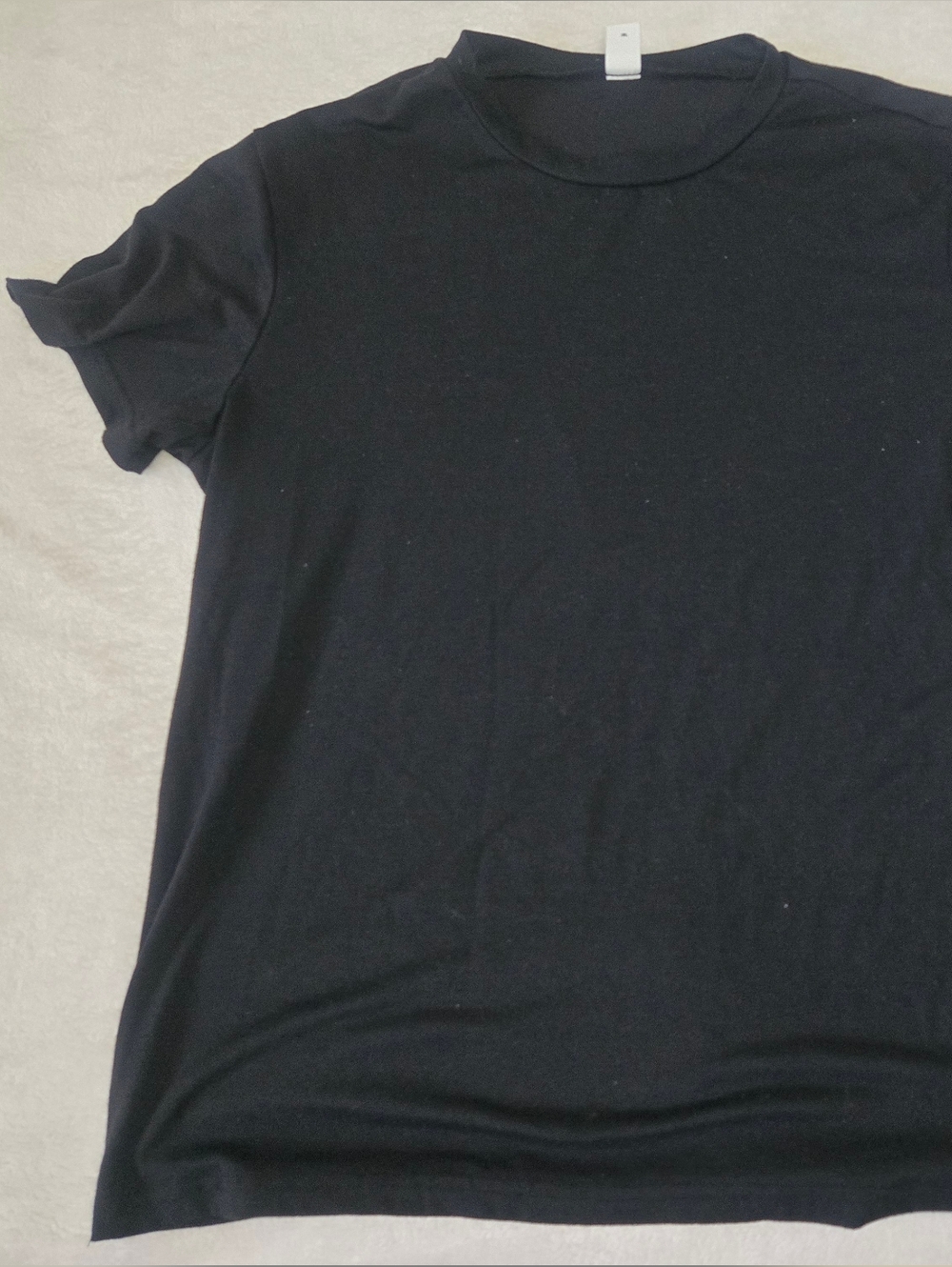 SHEIN Black Short Sleeve Crewneck Tee